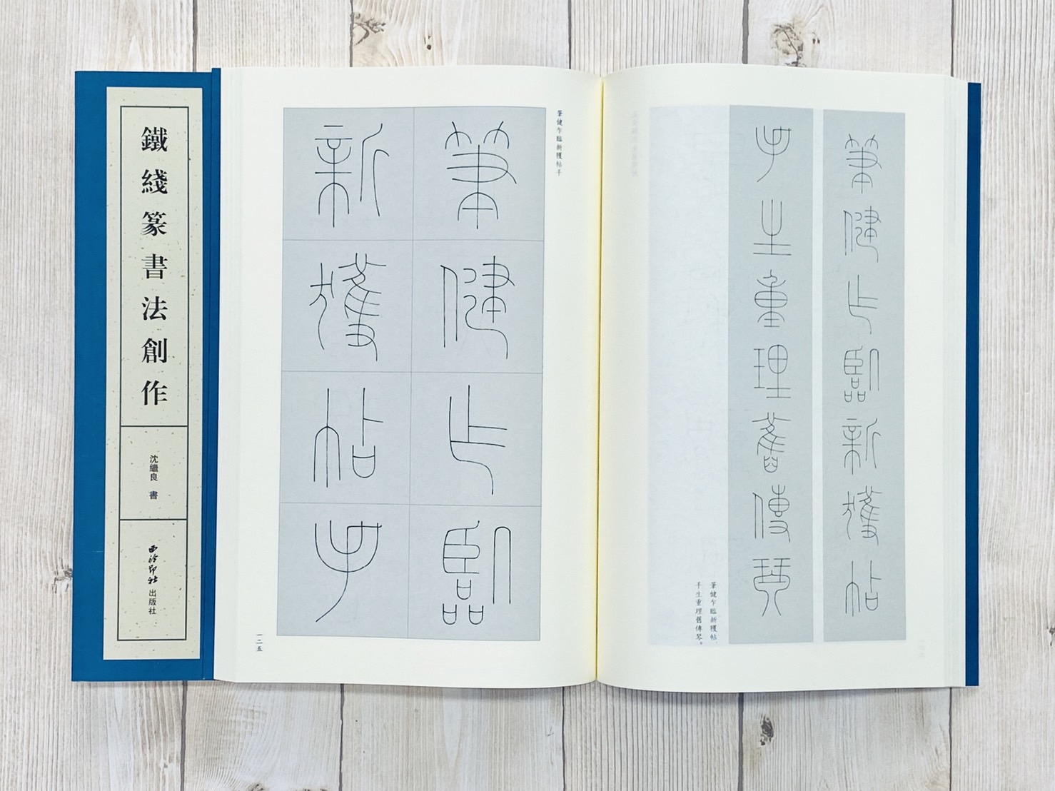《鐵綫篆書書法創作》 沈繼良 書 西泠印社出版