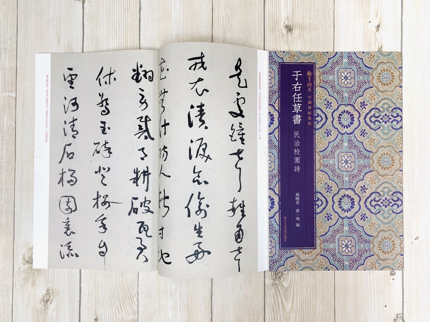 《于右任草書 民治校園詩》 中國碑帖集珍 浙江人民美術出版