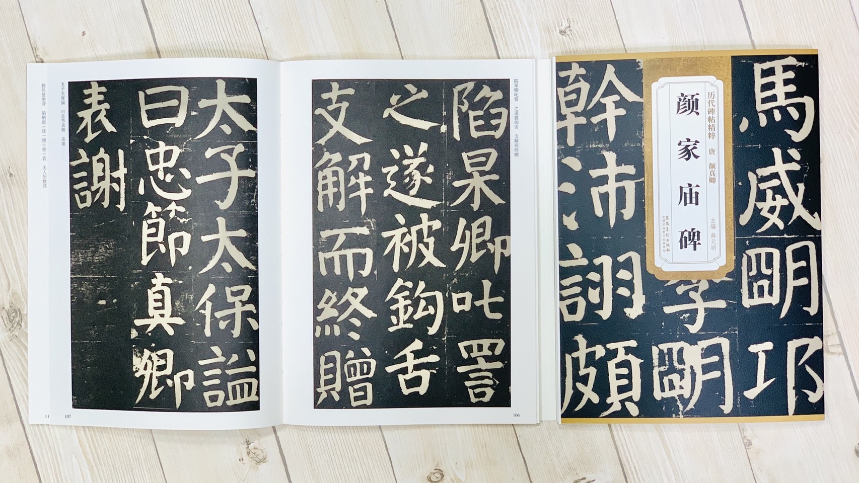  《唐 顏真卿 顏家廟碑》 歷代碑帖精粹 安徽美術出版社