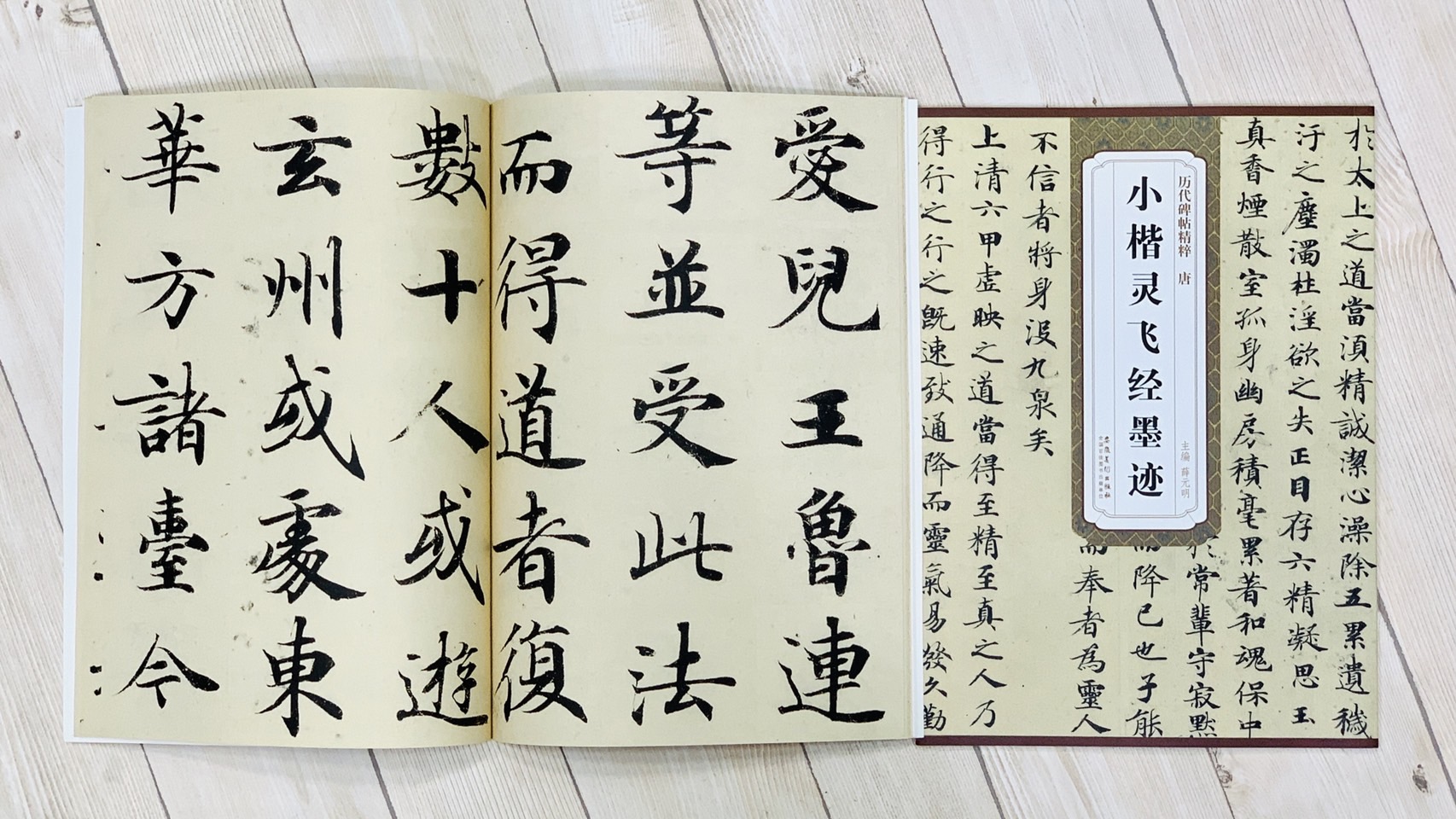  《唐 小楷靈飛經墨跡》 歷代碑帖精粹 安徽美術出版社