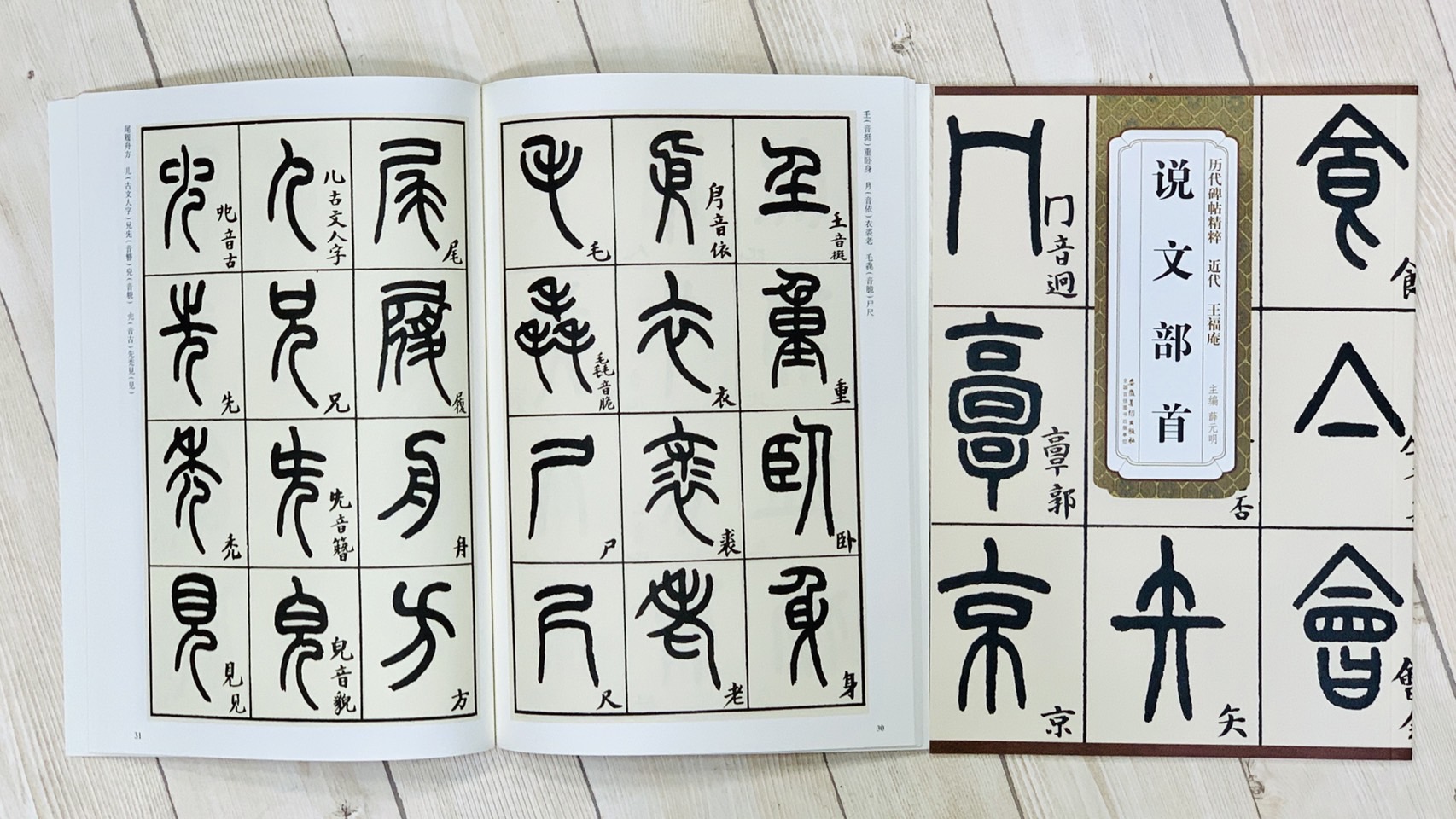 《近代 王福庵 說文部首》 歷代碑帖精粹 安徽美術出版社