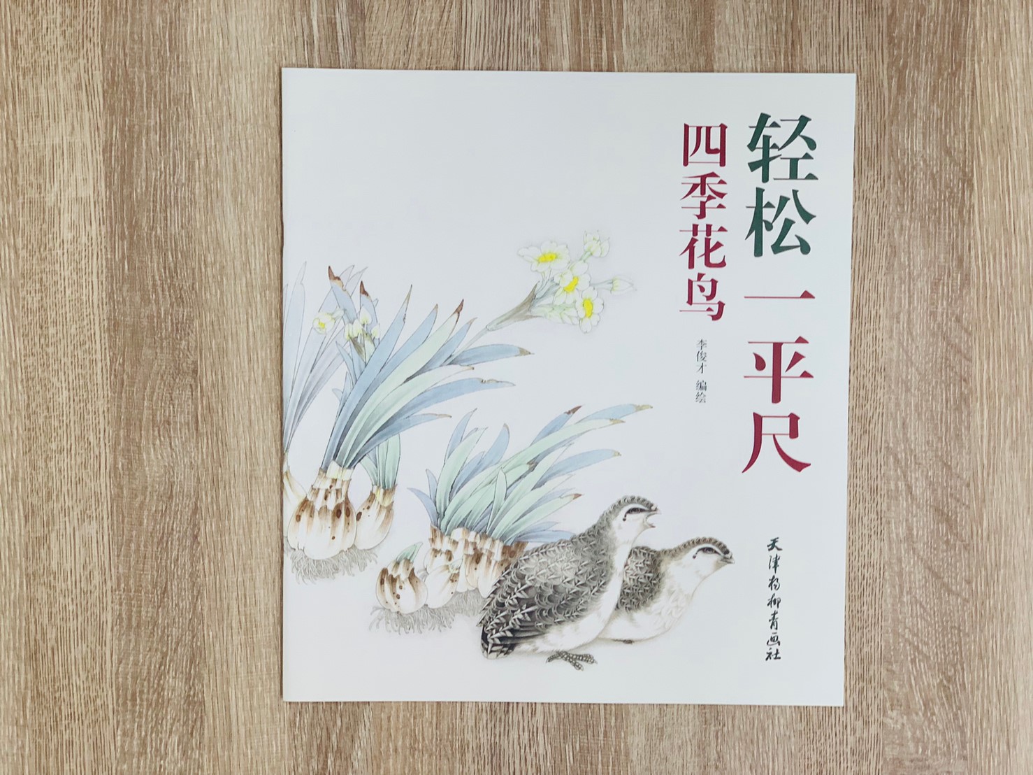 《四季花鳥》 輕鬆一平尺 李俊才 編繪 天津楊柳青畫社
