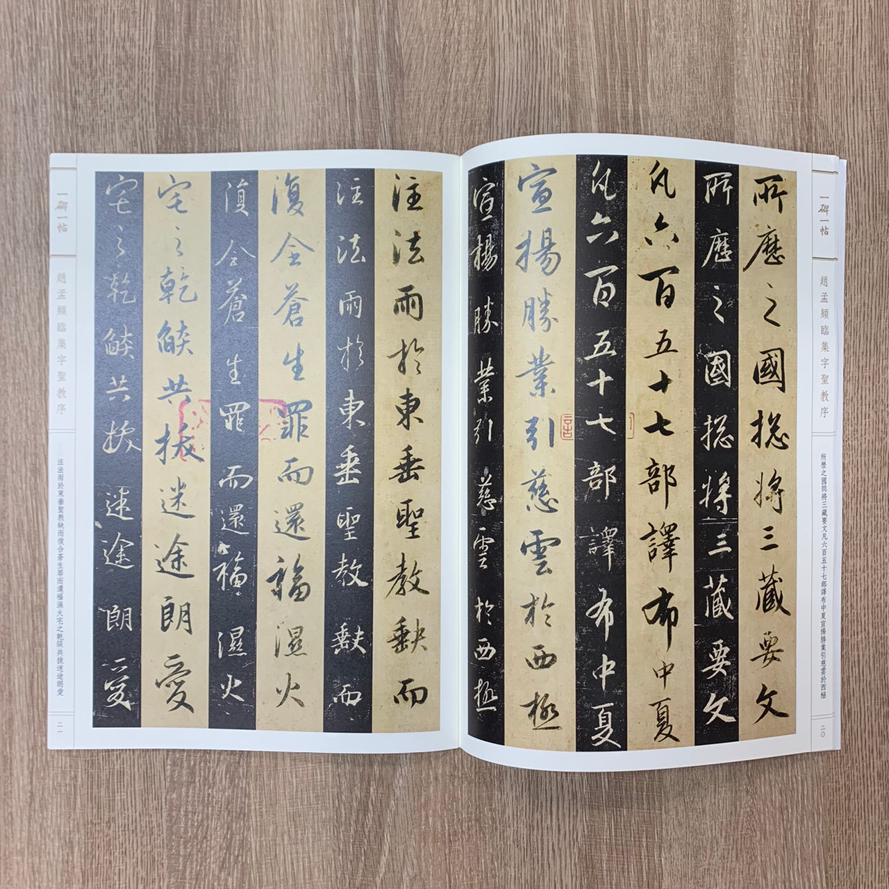 《趙孟頫臨集字聖教序》 一碑一帖  孫寶文 上海辭書出版社