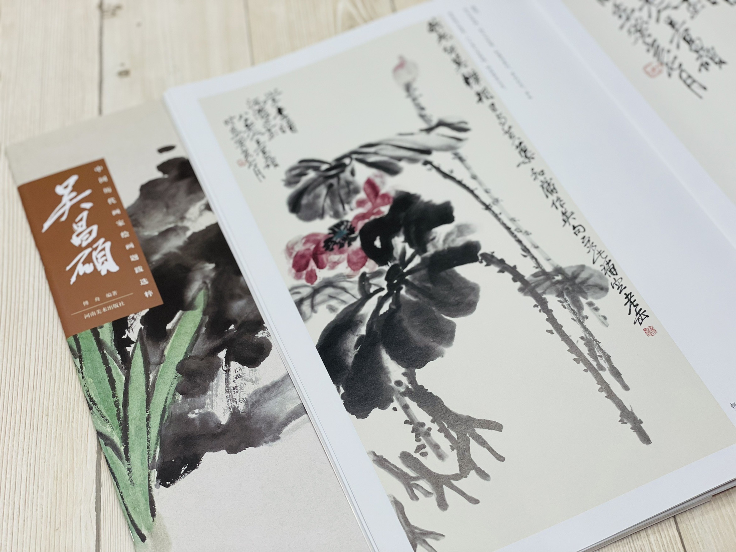 《吳昌碩 中國歷代畫家繪畫題跋選粹》 河南美術出版社