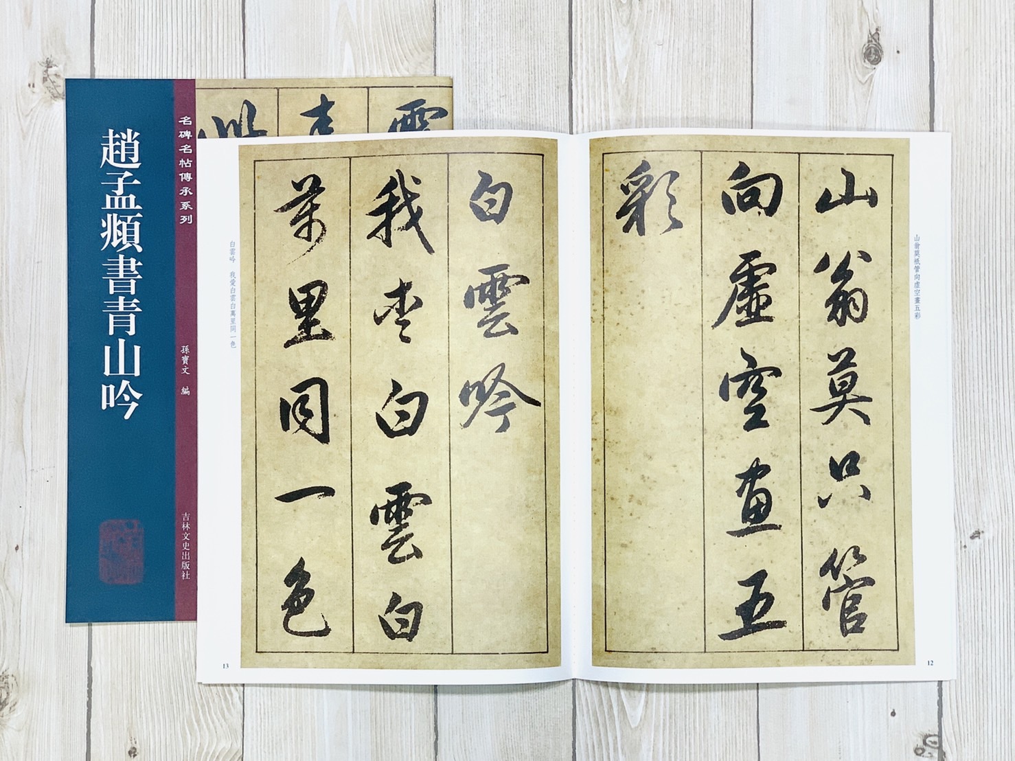 《趙孟頫書青山吟》 名碑名帖傳承 孫寶文 編 吉林文史出版社