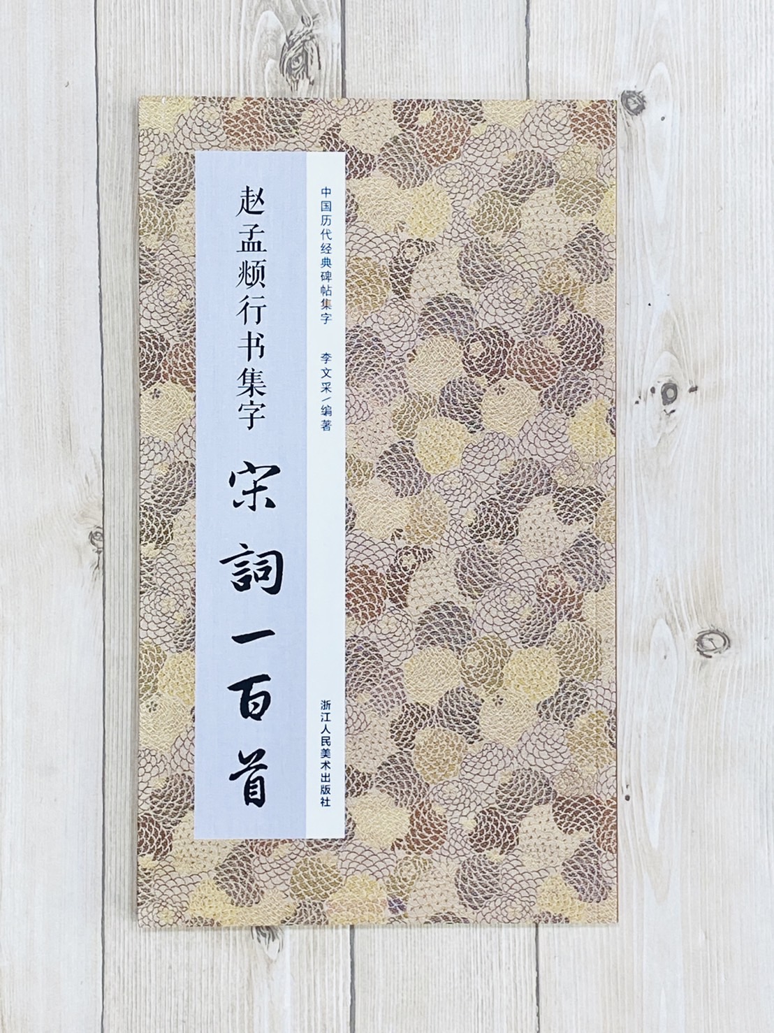 《趙孟頫行書集字 宋詞一百首》中國歷代經典碑帖集字（第二輯） 浙江人民美術出版社
