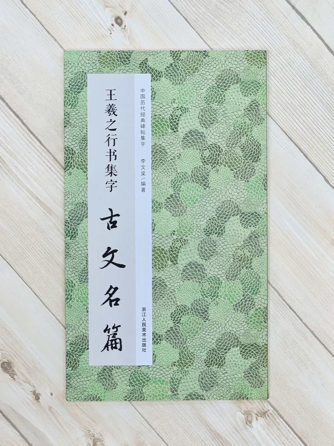 《王羲之行書集字古文名篇》中國歷代經典碑帖集字 李文采編 浙江人民美術出版社