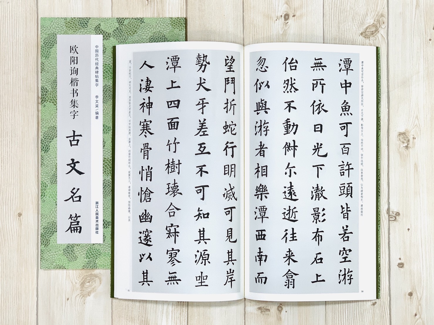 《歐陽詢楷書集字古文名篇》中國歷代經典碑帖集字  李文采編 浙江人民美術出版社