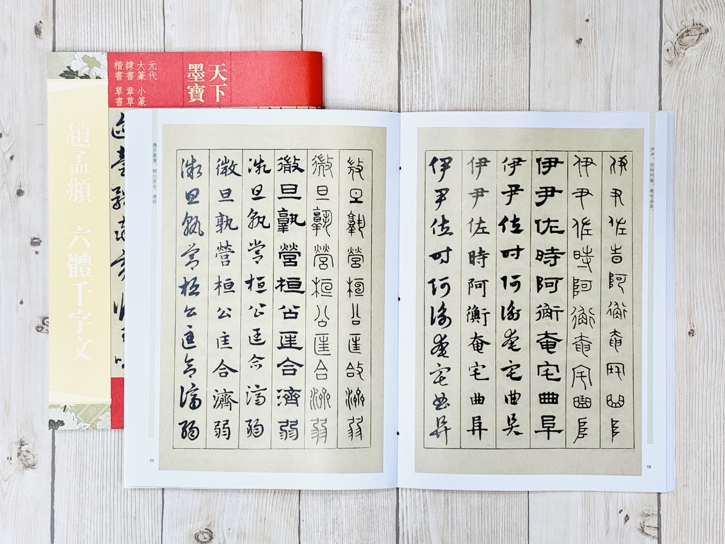 《趙孟頫 六體千字文》天下墨寶  吉林文史出版 