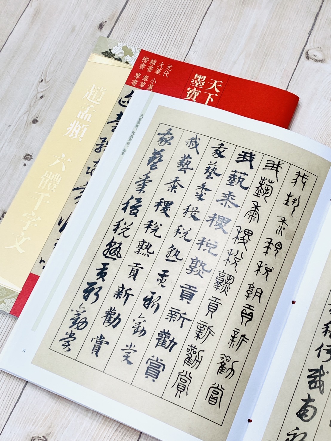 《趙孟頫 六體千字文》天下墨寶  吉林文史出版 