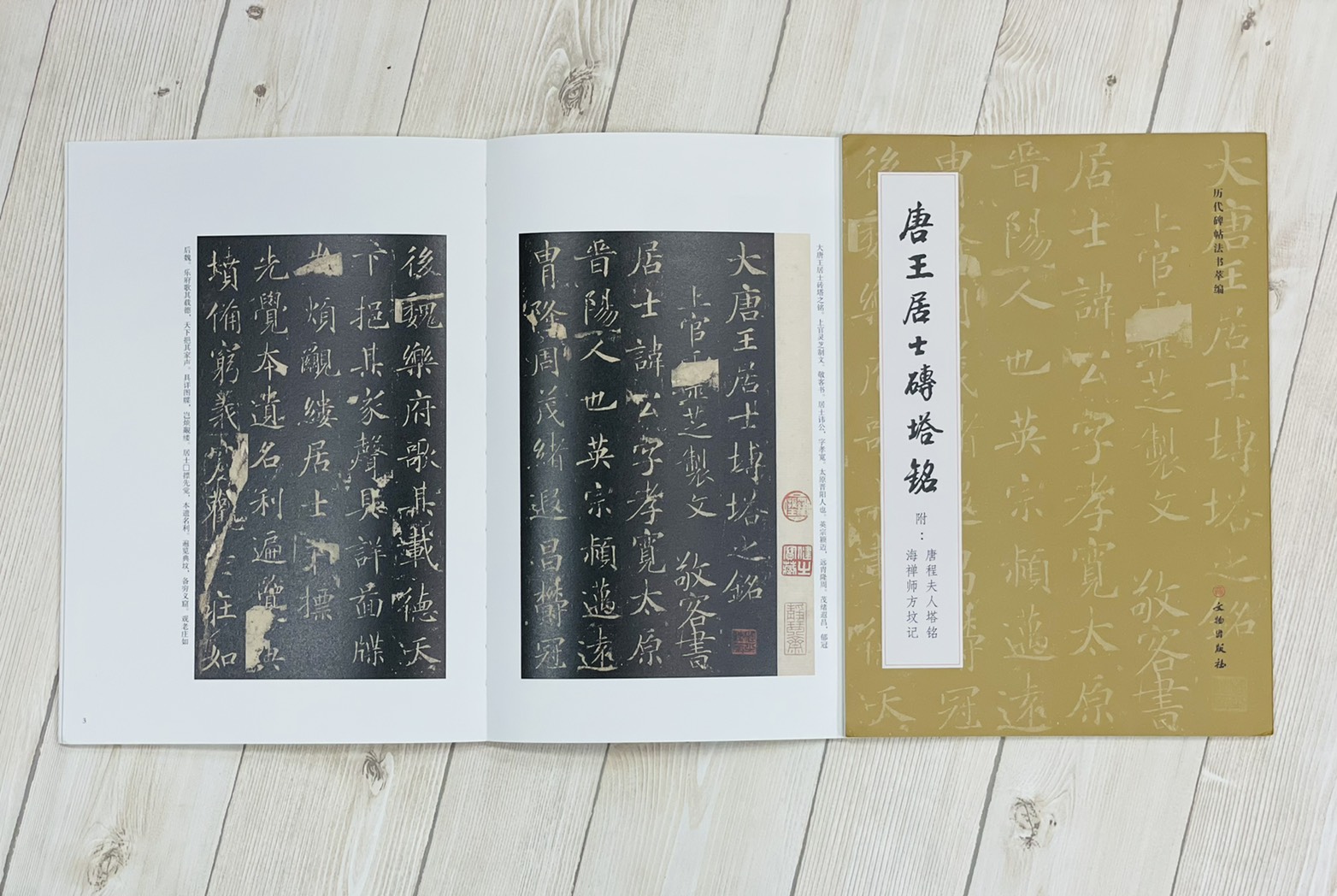 《唐王居士磚塔銘》 歷代碑帖法書萃編 文物出版社
