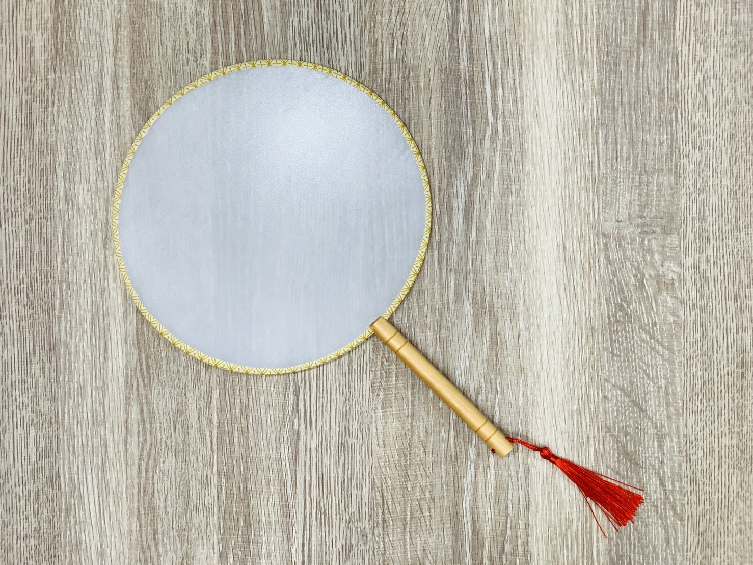 《全礬絹扇》絹布 扇子 團扇 國畫 書法