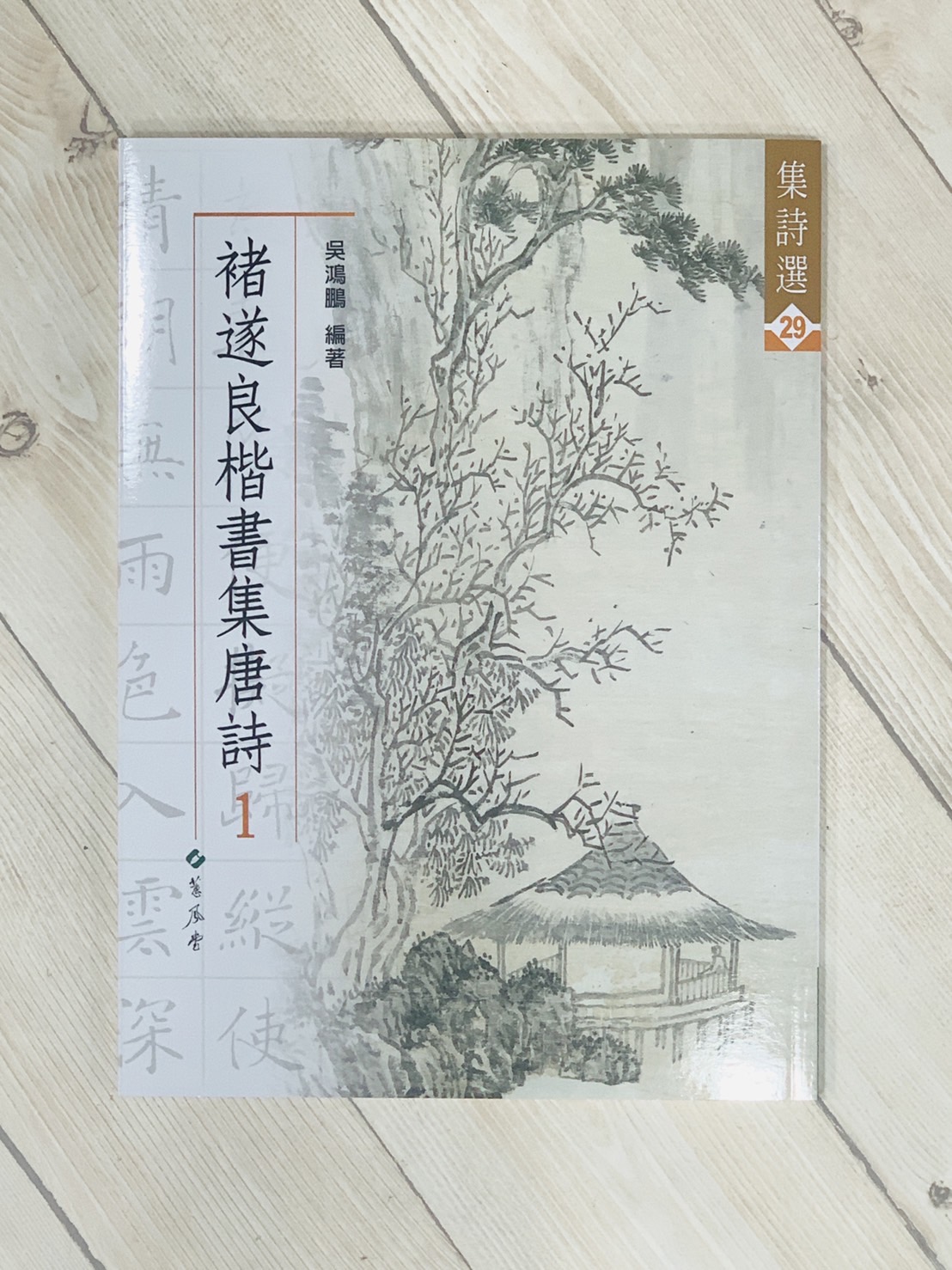 《集詩選29 褚遂良楷書集唐詩(1) 》吳鴻鵬 蕙風堂