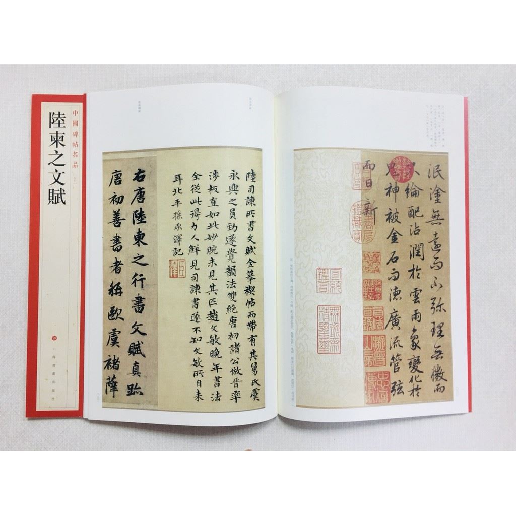 《陸柬之文賦》 50 中國碑帖名品 上海書畫出版社 書法 陸柬之 文賦