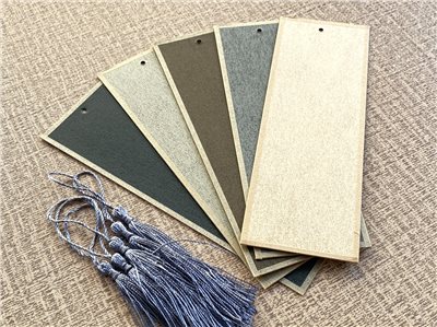 《書籤 硬卡雙面 5入》 6x18cm