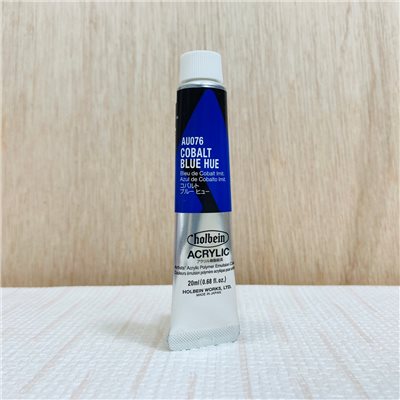 《好賓 HAU 專家級重質壓克力顏料 AU076 A級》 COBALT BLUE HUE
