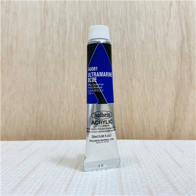 《好賓 HAU 專家級重質壓克力顏料 AU081 A級》 ULTRAMARINE BLUE