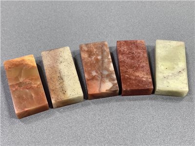 《A級漳州石 扁章》 1.2*2.4*5 1.2x2.4x5 漳州 規格章 篆刻 刻章 印石 素章