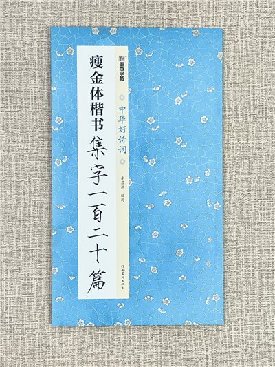 《 瘦金體楷書 集字一百二十篇》中國好詩詞 墨點字帖 李君洪 編寫 河南美術出版社