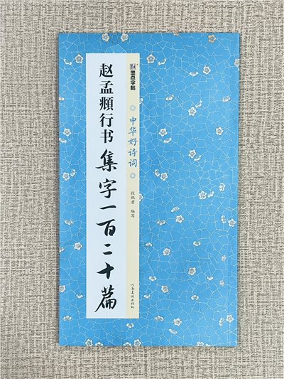 《趙孟頫行書 集字一百二十篇》中國好詩詞 墨點字帖  畢雲楊 編寫  河南美術出版社