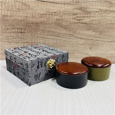《2.5寸 宋坑單打端硯》 7.5cm 肇慶端硯 綠端 紅端