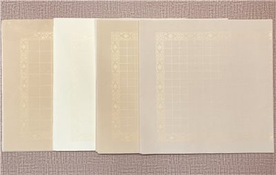《安徽畫格色宣》 半生熟宣 756格、336格