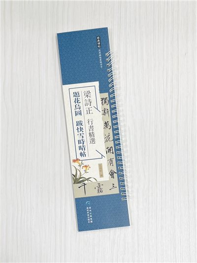 《梁詩正 行書精選 題花鳥圖 跋快雪時晴帖》 經典碑帖 近距離臨摹練字卡 弘蘊軒 編著 貴州民族出版社