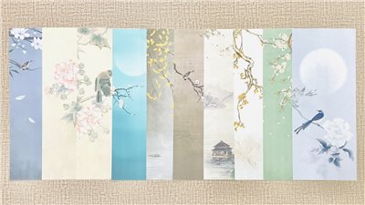 《蠟染尋芳一筆箋》 空白款 / 書法小品 