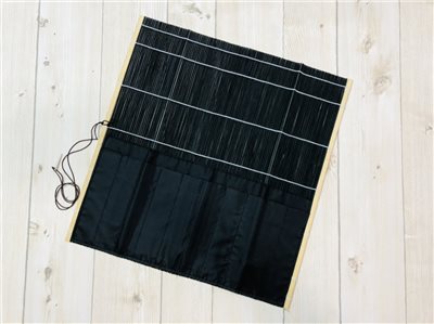 《竹簾筆捲 大》 36 *34cm 毛筆袋 書法 筆袋 竹簾 筆捲