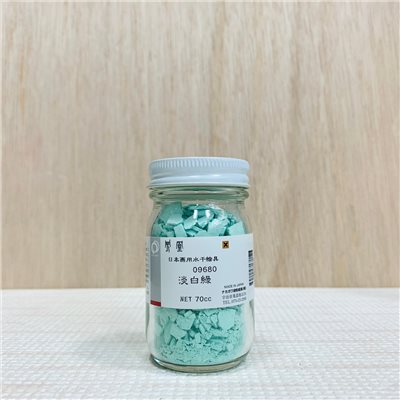 鳳凰《968 淡白綠》日本畫用水干繪具 膠彩 重彩 顏料 水干 