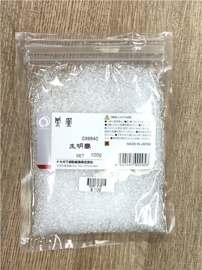 鳳凰 《生明礬》100g 日本鳳凰顏料 膠彩 重彩 鳳凰 日本 中川鳳凰