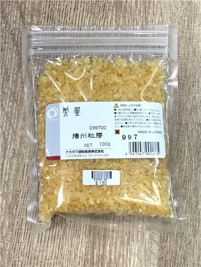 《播州粒膠》 100g 膠彩 水干 重彩