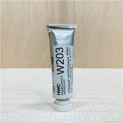《好賓HWC專家級透明水彩繪具 W203(A級)》W203 Titanium White