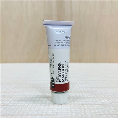 《好賓HWC專家級透明水彩繪具 W208(B級)》W208 Perylene Maroon