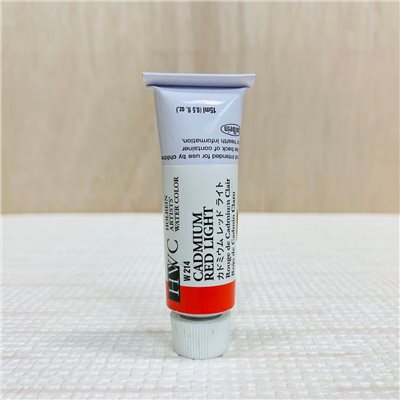 《好賓HWC專家級透明水彩繪具 W214(E級)》W214 Cadmium Red Light