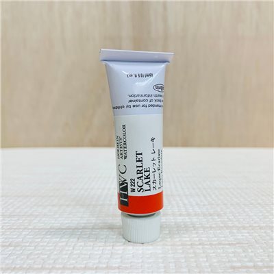 《好賓HWC專家級透明水彩繪具 W222(B級)》W222 Scarlet Lake