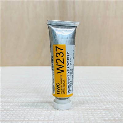 《好賓HWC專家級透明水彩繪具 W237(A級)》W237 Permanent Yellow Deep