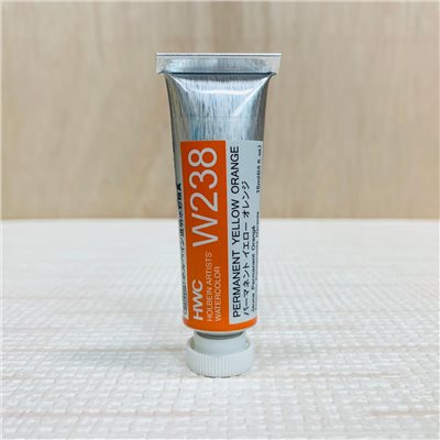 《好賓HWC專家級透明水彩繪具 W238(A級)》W238 Permanent Yellow Orange