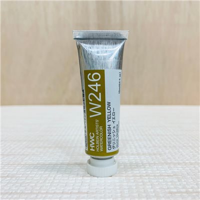 《好賓HWC專家級透明水彩繪具 W246(C級)》W246 Greenish Yellow