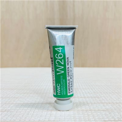《好賓HWC專家級透明水彩繪具 W264(B級)》W264 Emerald Green Nova