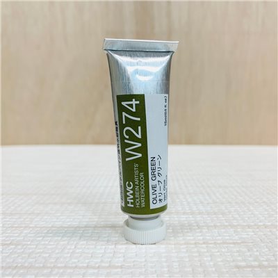 《好賓HWC專家級透明水彩繪具 W274(A級)》W274 Olive Green