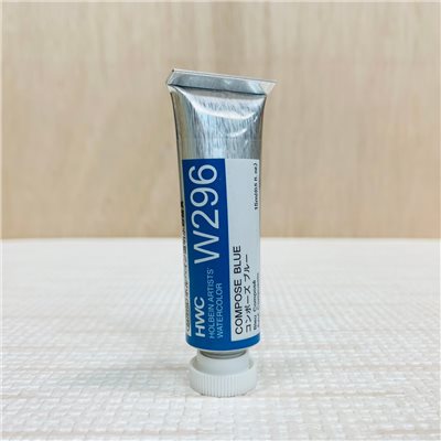 《好賓HWC專家級透明水彩繪具 W296(A級)》W296 Compose Blue