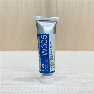 《好賓HWC專家級透明水彩繪具 W305(B級)》W305 Manganese Blue Nova