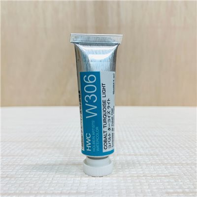《好賓HWC專家級透明水彩繪具 W306 (D級)》W306 Cobalt Turquoise Light