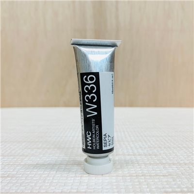 《好賓HWC專家級透明水彩繪具 W336(A級)》W336 Sepia