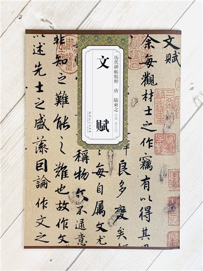 《唐 陸柬之 文賦》歷代碑帖精粹 安徽美術出版社