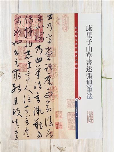 《康里子山草書述張旭筆法》 孫寶文 彩色放大 中國著名碑帖  上海辭書出版社