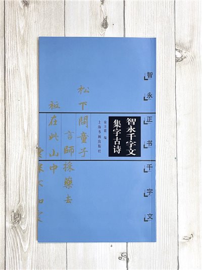 《智永千字文》智永正書千字文  上海書畫出版社 集字古詩 智永 千字文
