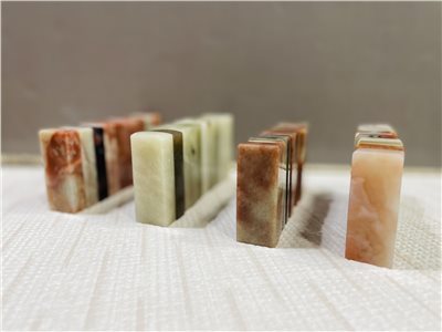 《老撾 漳州 泰來 閑章組合包》  1*2*5cm 篆刻 印石 閒章 閑章 刻章 規格章