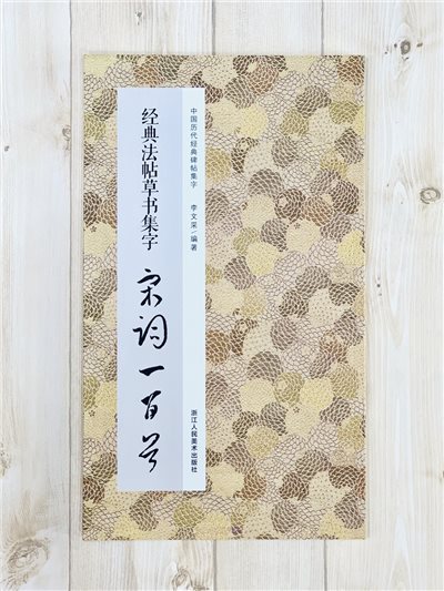 《經典法帖草書集字 宋詞一百首》中國歷代經典碑帖集字（第二輯） 浙江人民美術出版社